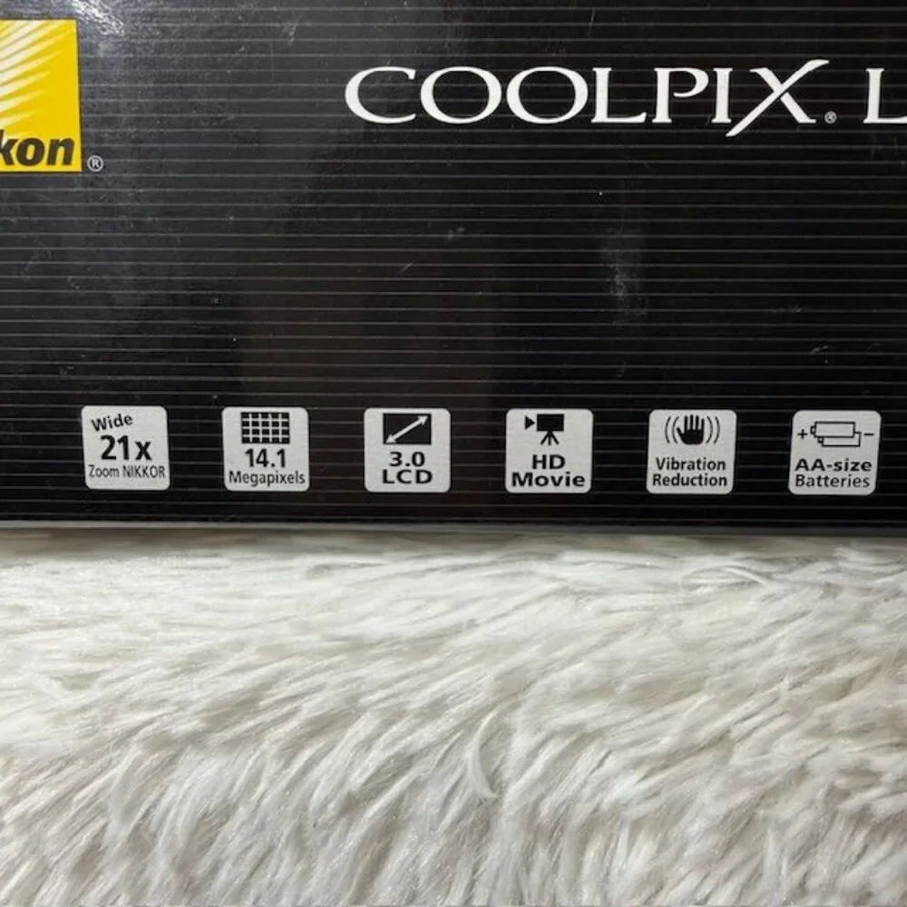 Nikon Red COOLPIX L120 14.1 MP Digital Camera + Travel Storage Bag